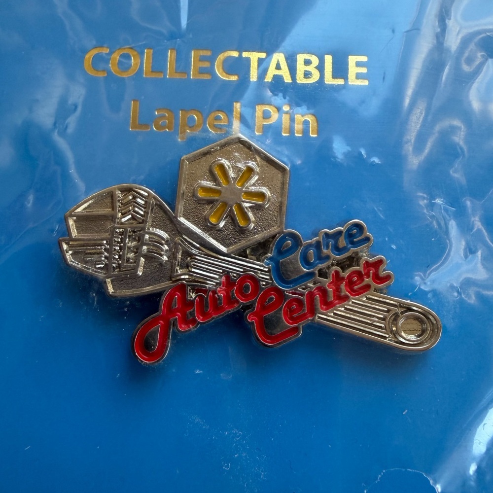 Walmart Associate Limited Edition Collectible, Auto Care Center, Metal Lapel Pin
